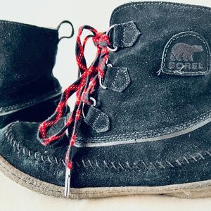 Sorel - Joplin II Black Suede Women's Boot (9)